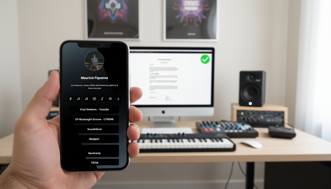 DJLink contract management UI
